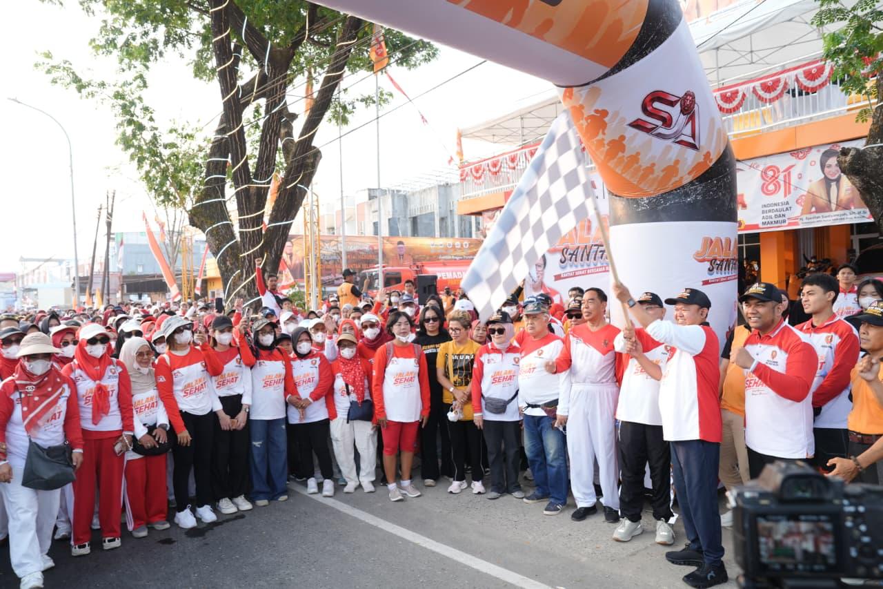 Hanura Kalsel Konsolidasikan Pemilu 2029 dengan Jalan Sehat